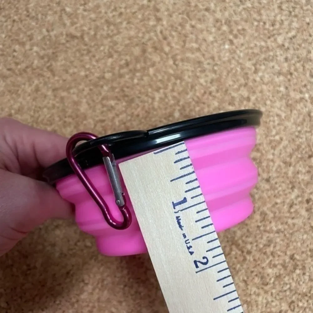 Collapsible Dog Pet Folding Silicone Travel Bowl​